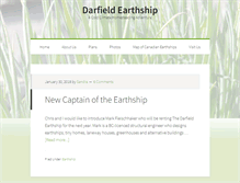 Tablet Screenshot of darfieldearthship.com